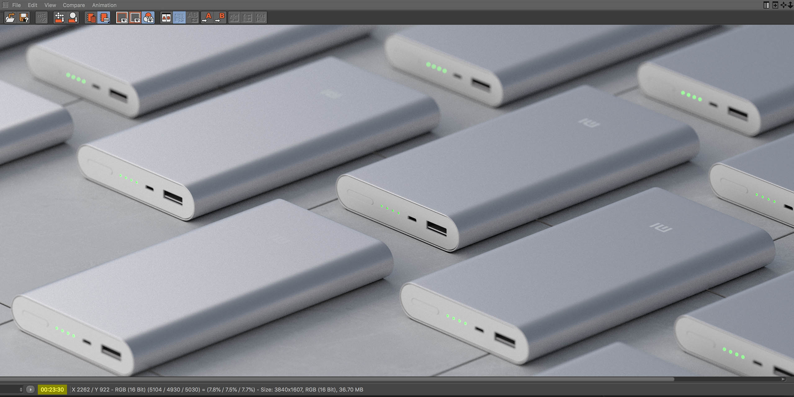 ProRender Depth of field